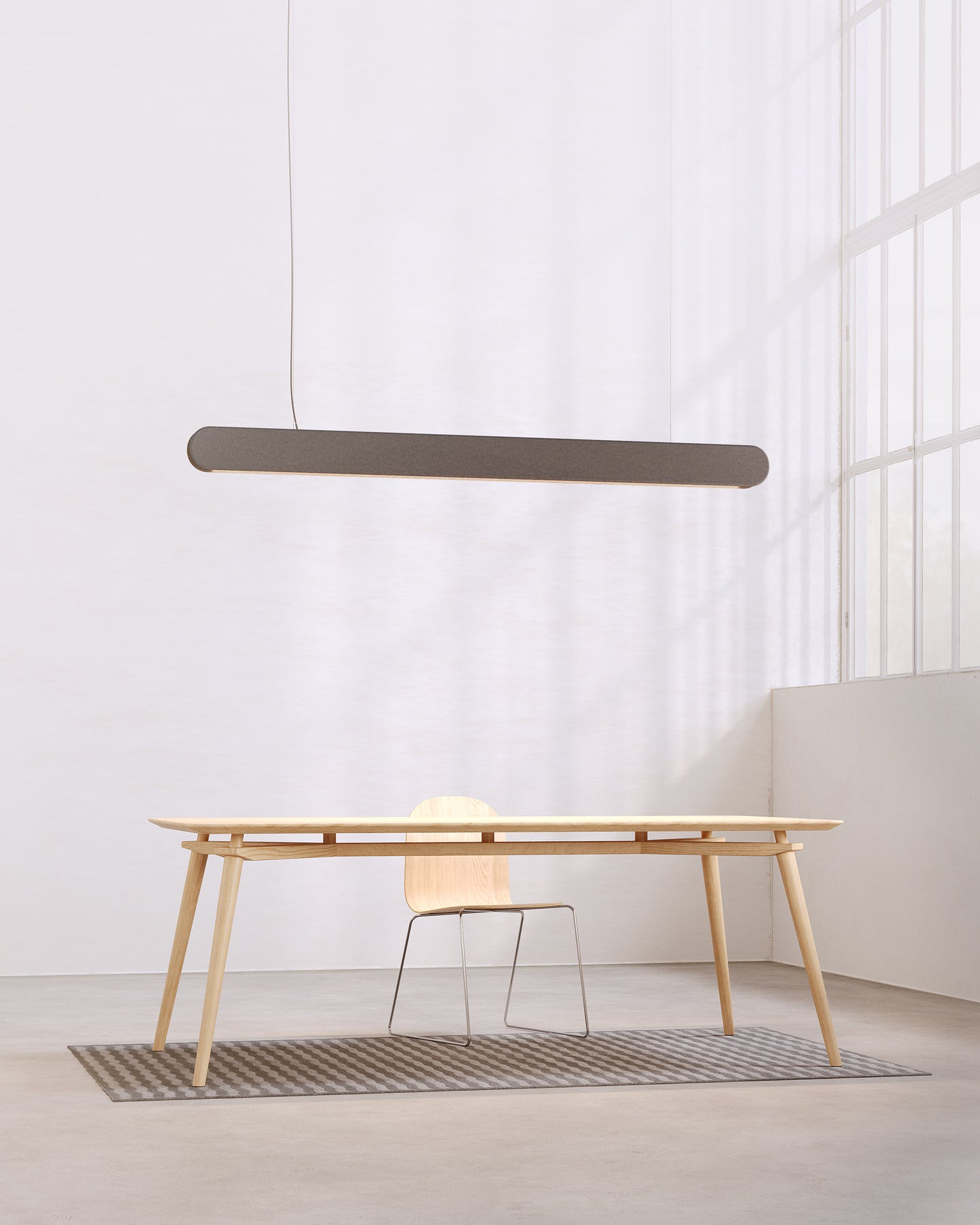 KIPU luminaire linéaire acoustique ON-OFF, KALLMA