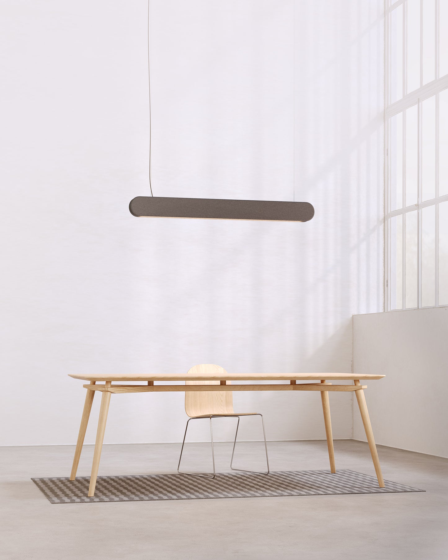KIPU luminaire linéaire acoustique ON-OFF, KALLMA