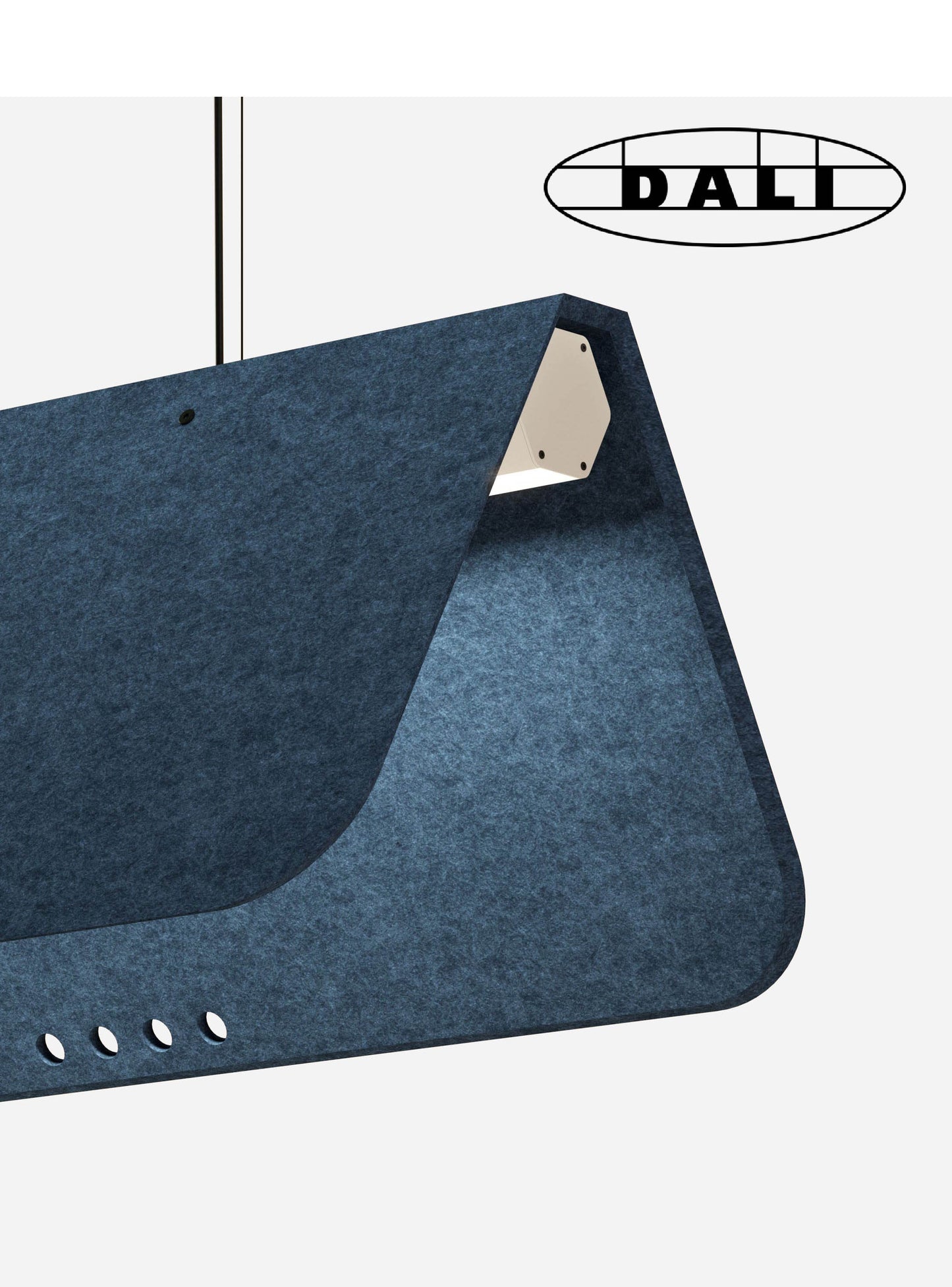KUNTUR luminaire acoustique suspendu DALI, KALLMA