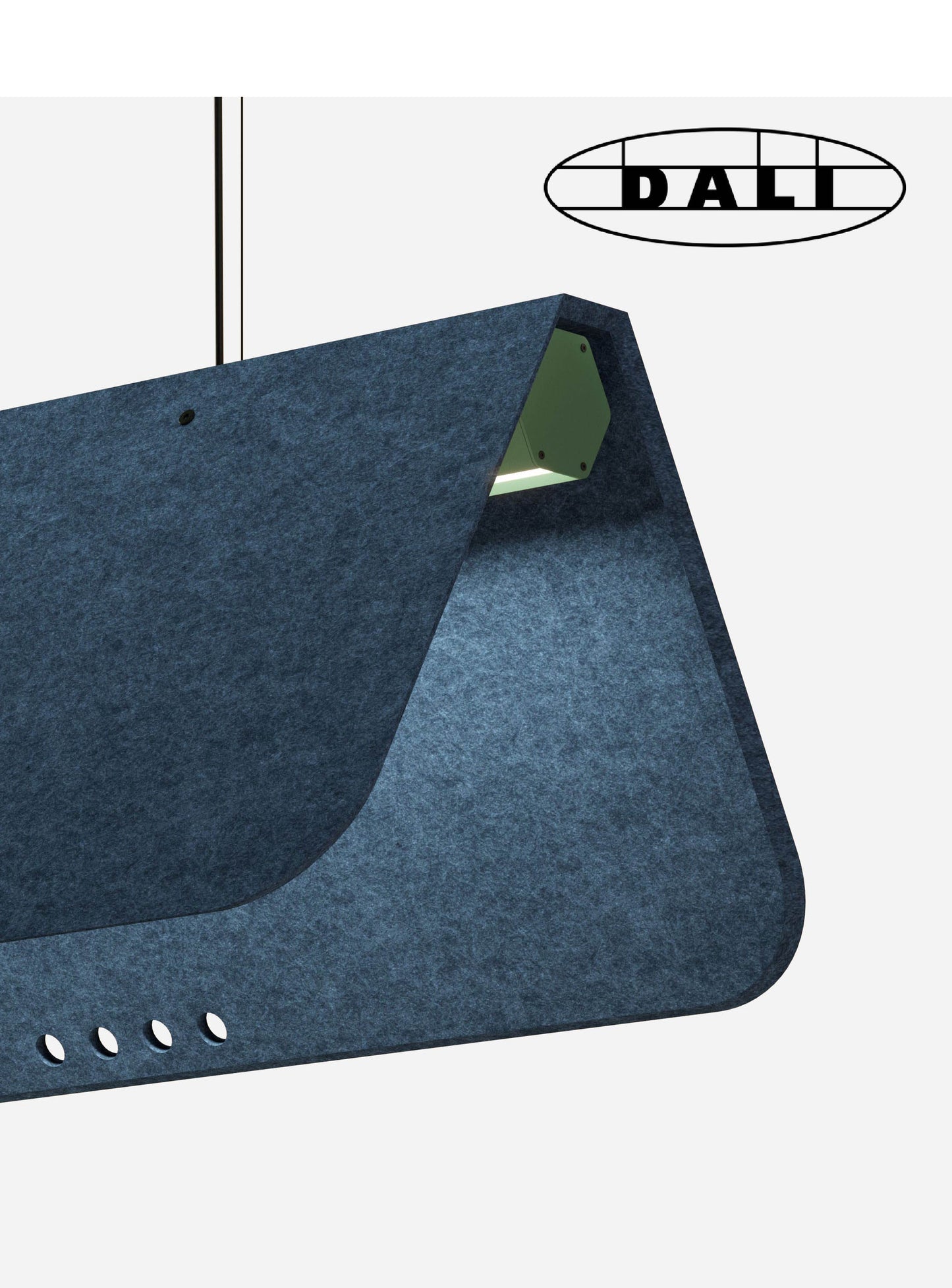 KUNTUR luminaire acoustique suspendu DALI, KALLMA