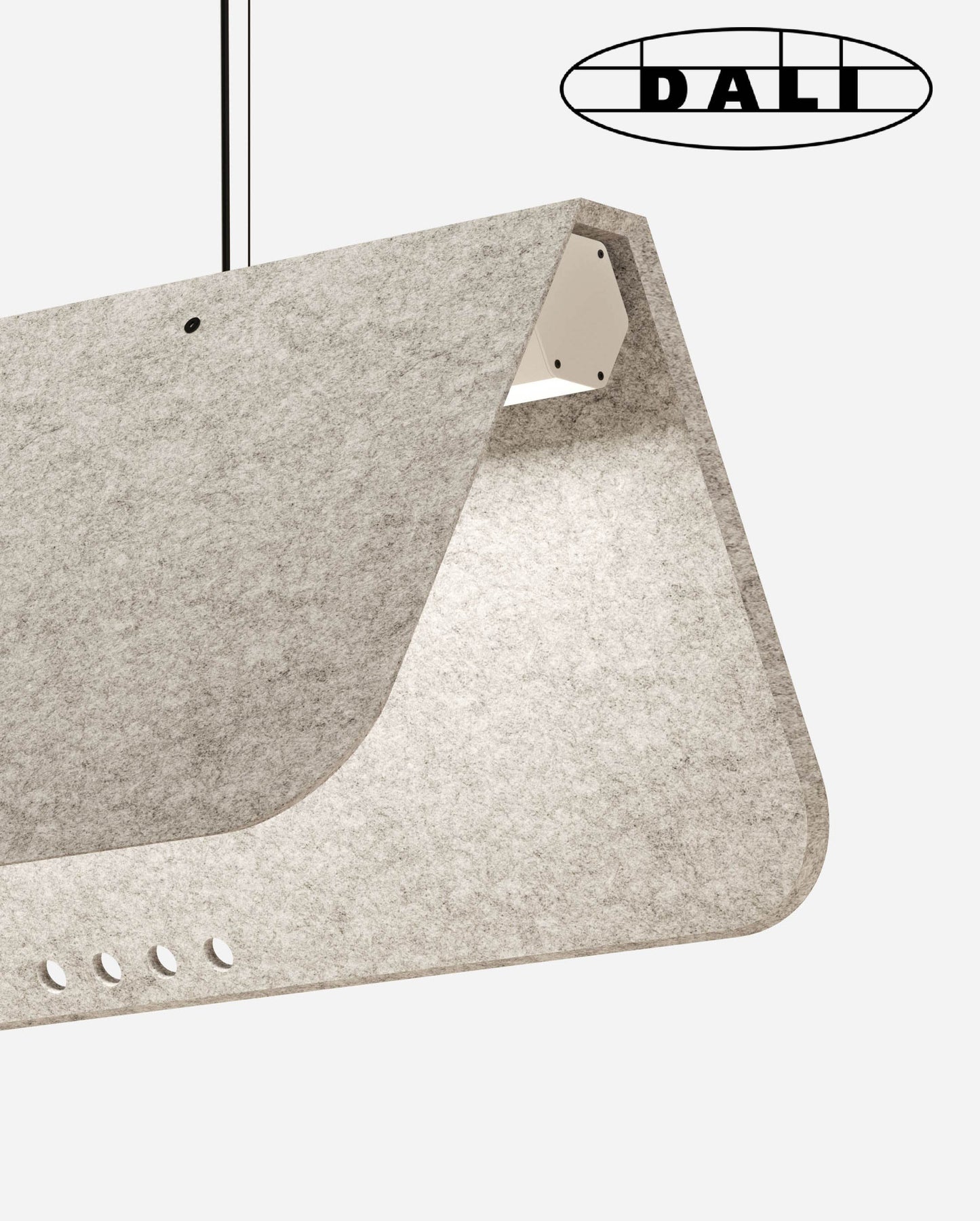 KUNTUR luminaire acoustique suspendu DALI, KALLMA