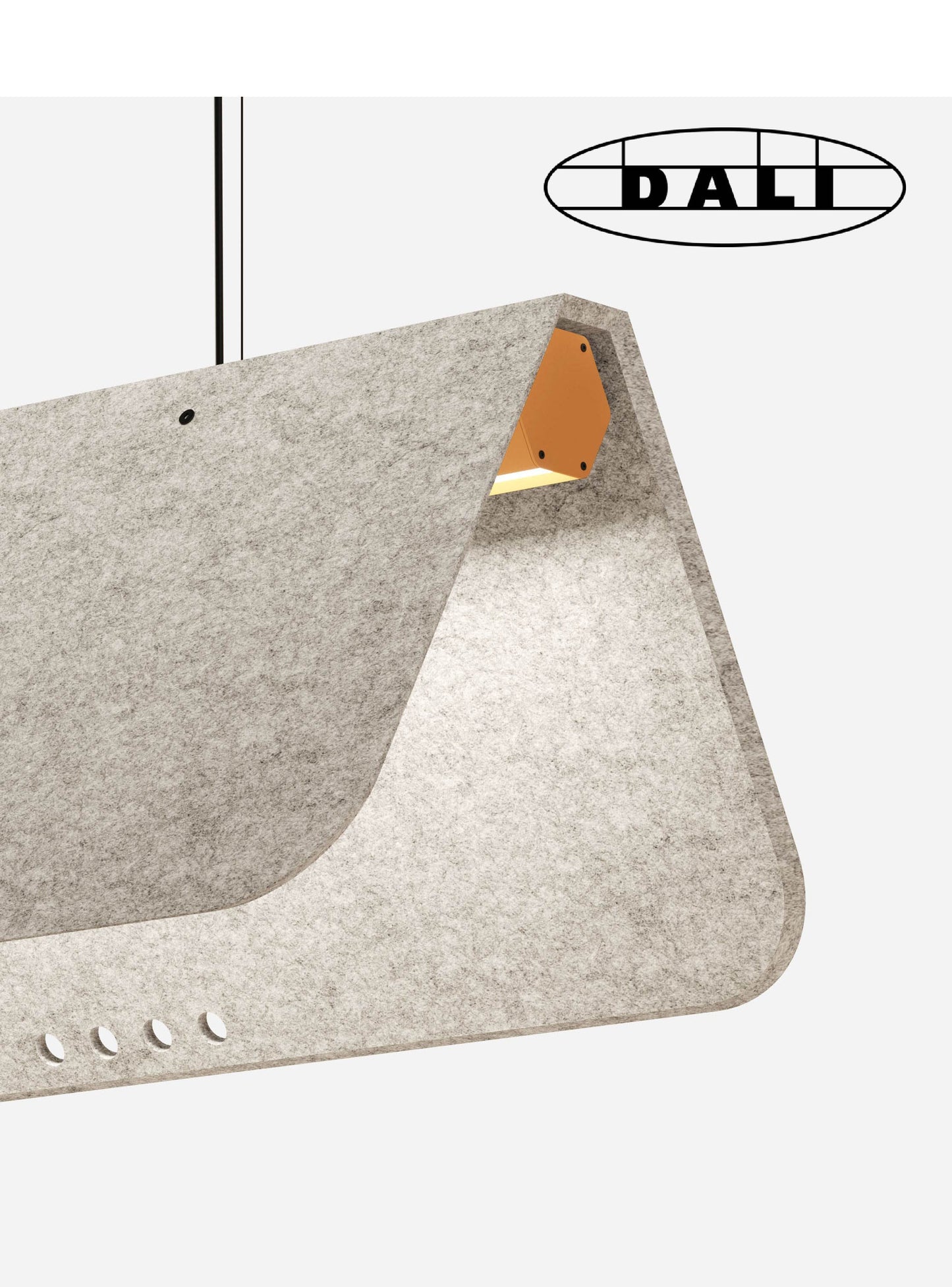 KUNTUR luminaire acoustique suspendu DALI, KALLMA