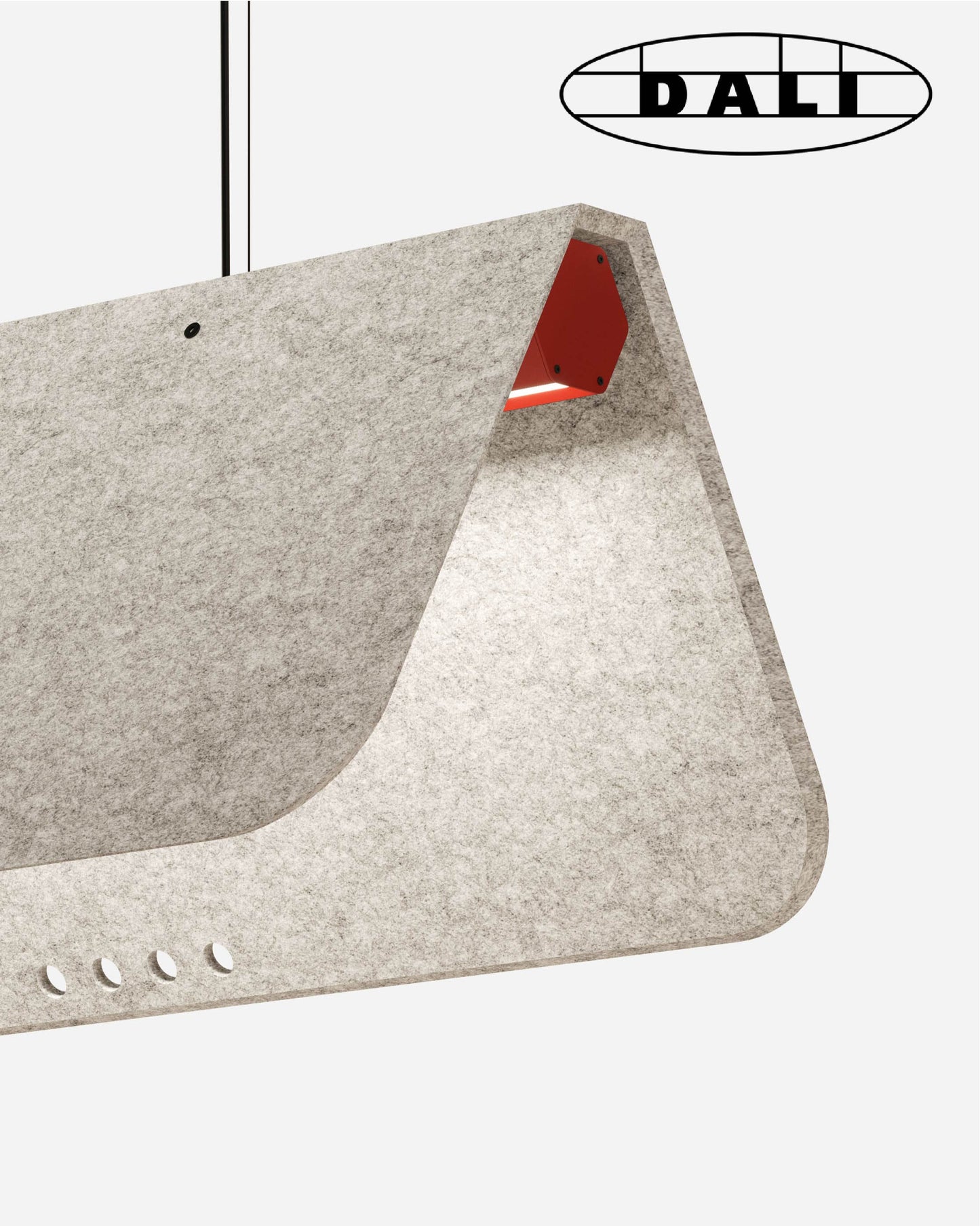 KUNTUR luminaire acoustique suspendu DALI, KALLMA