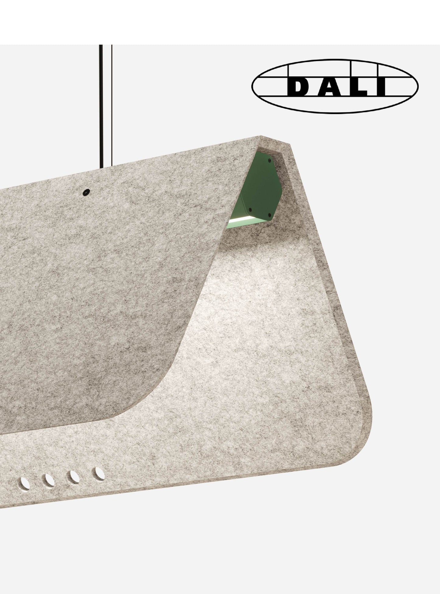KUNTUR luminaire acoustique suspendu DALI, KALLMA