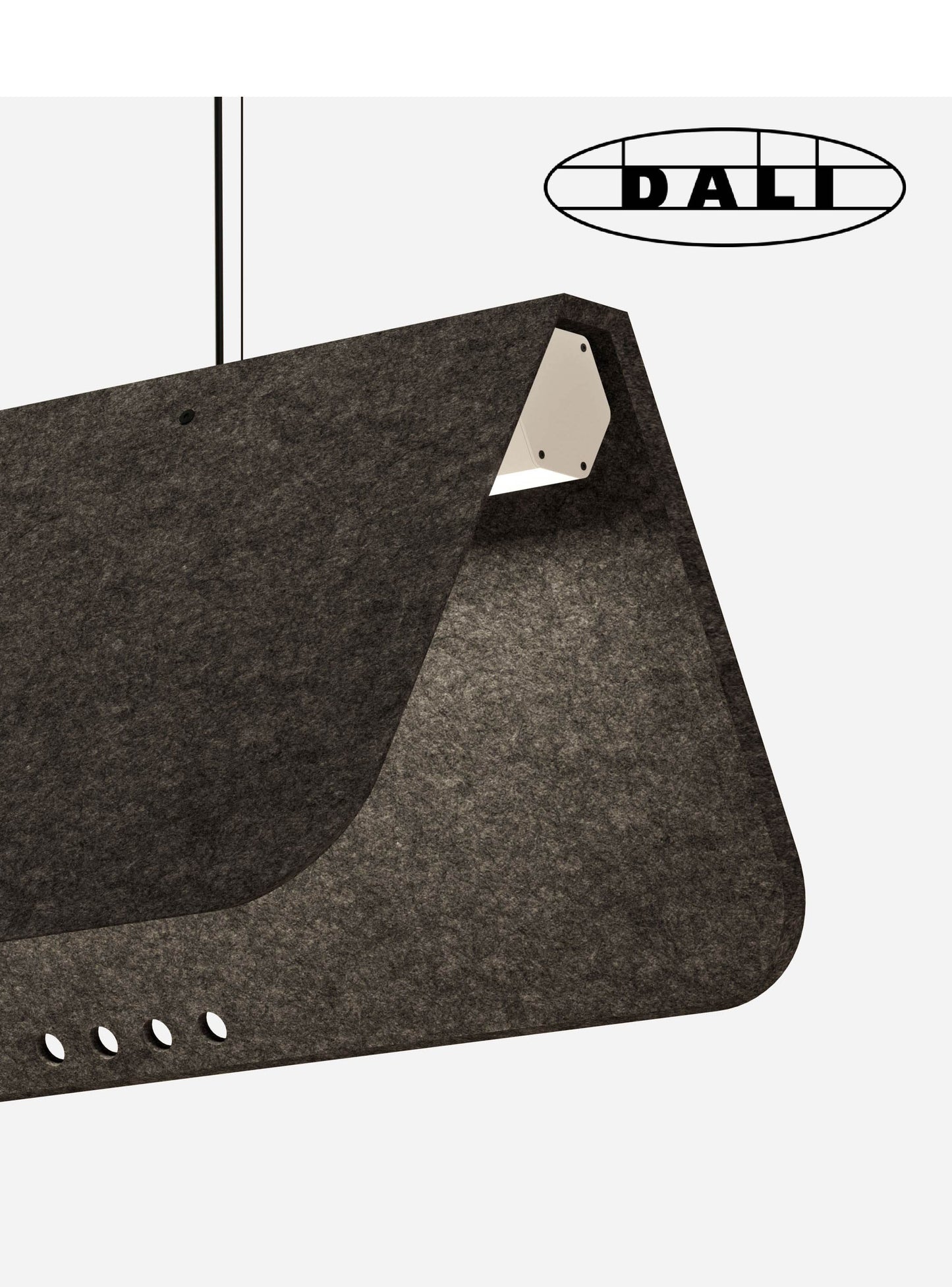KUNTUR luminaire acoustique suspendu DALI, KALLMA