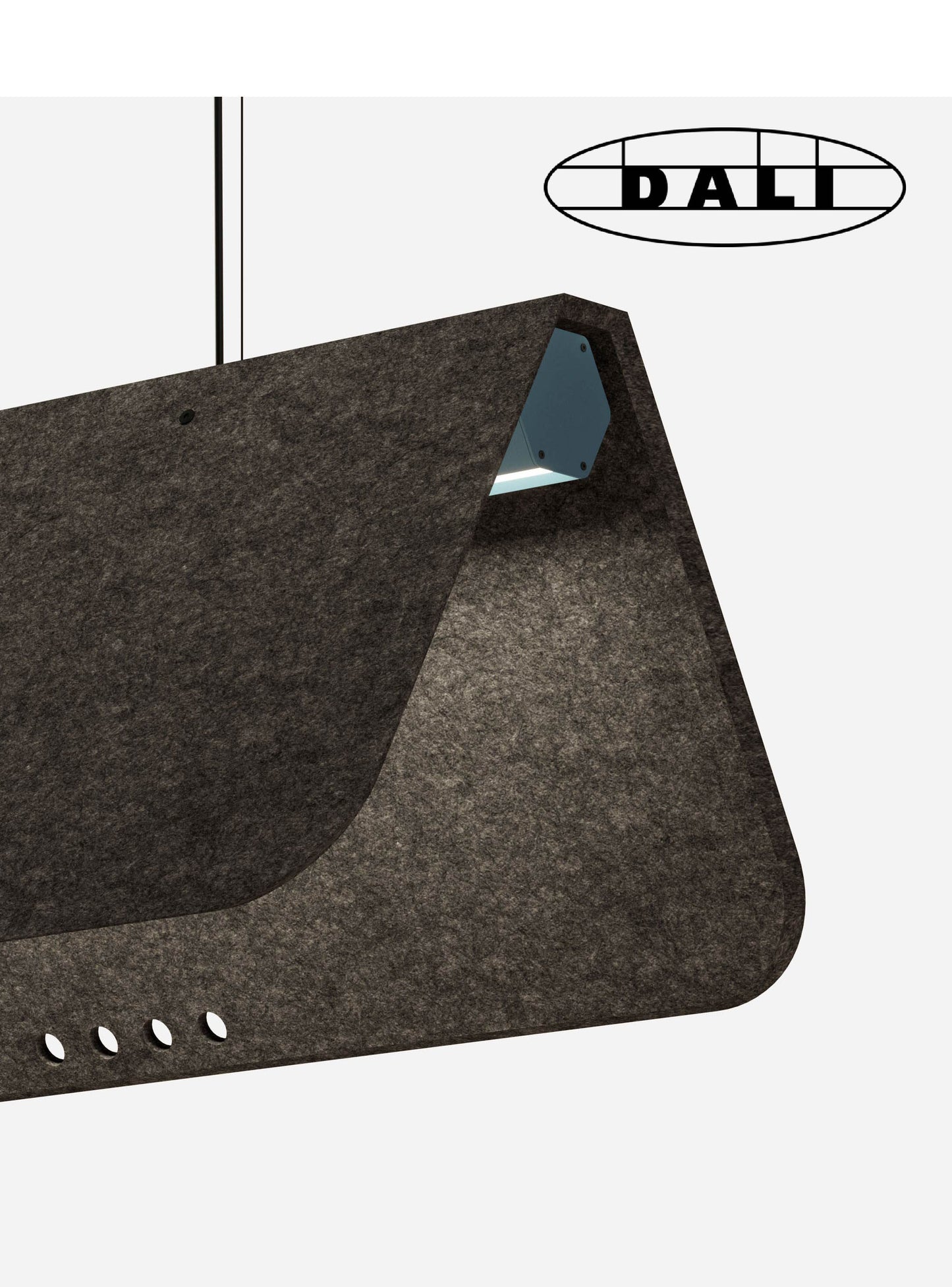 KUNTUR luminaire acoustique suspendu DALI, KALLMA