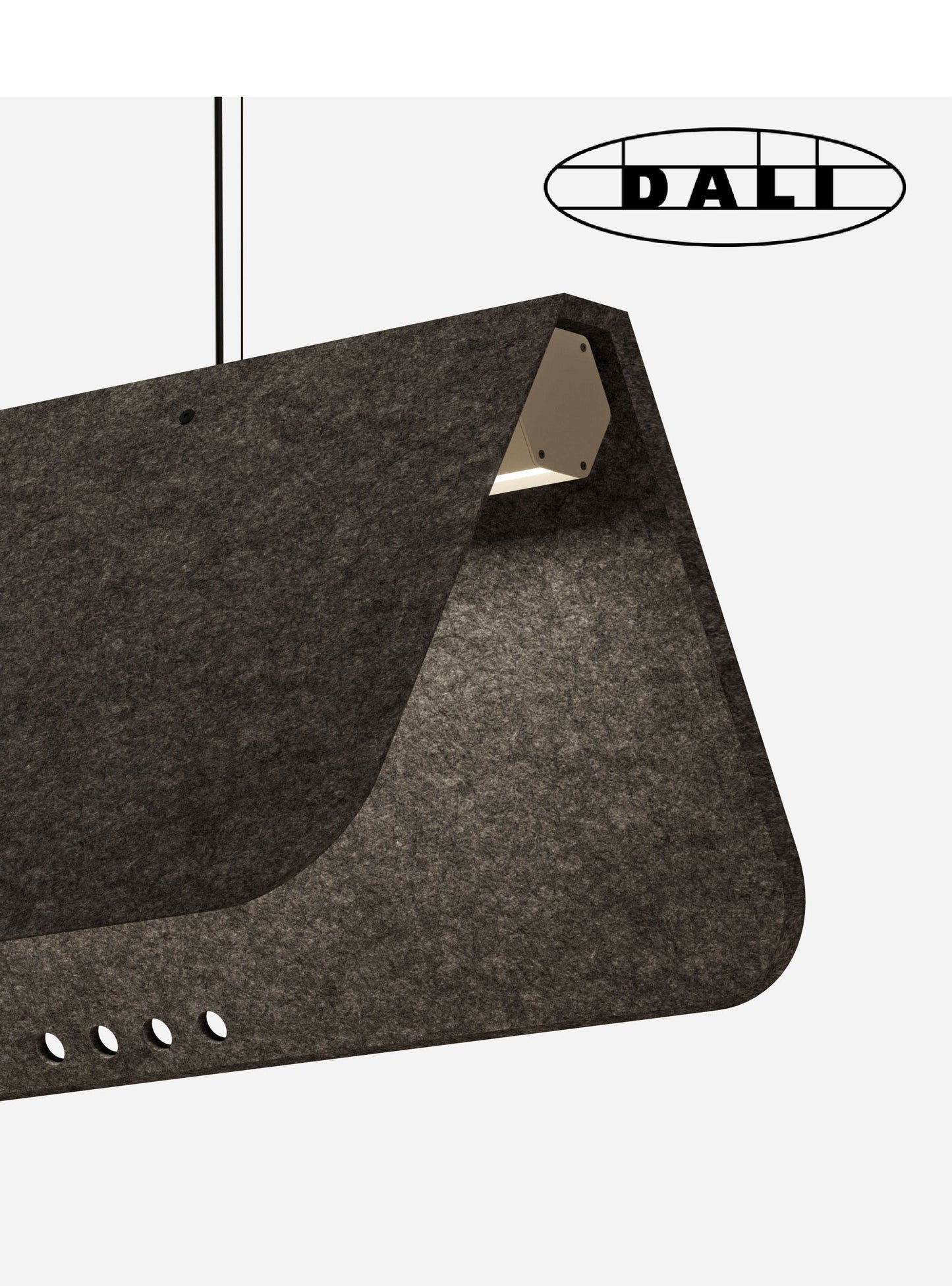 KUNTUR luminaire acoustique suspendu DALI, KALLMA