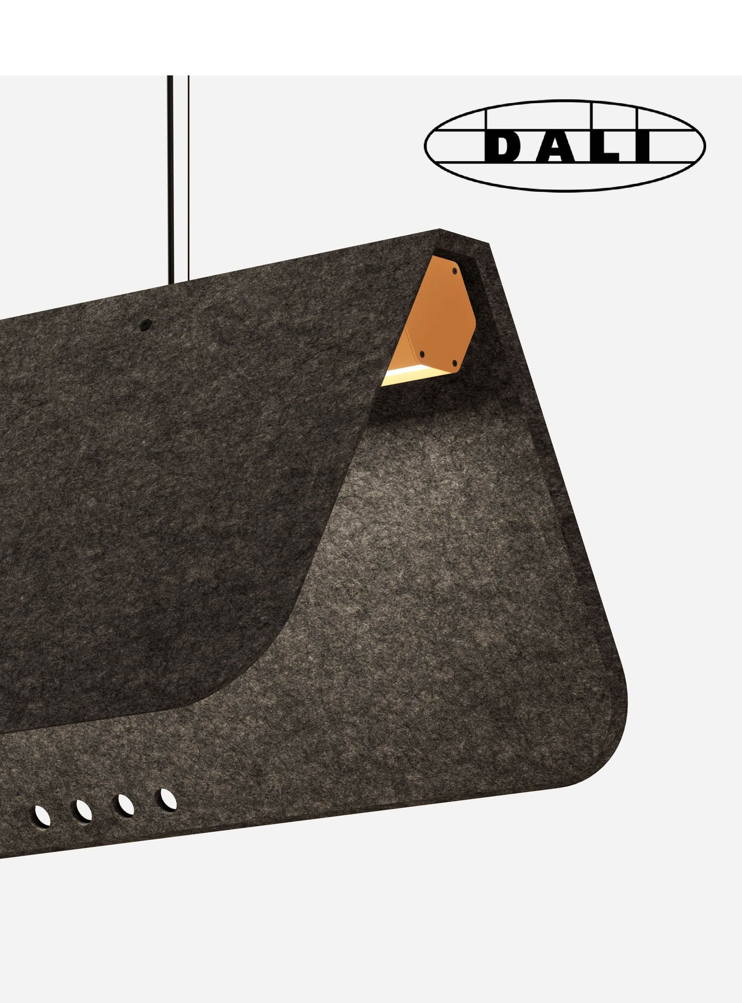 KUNTUR luminaire acoustique suspendu DALI, KALLMA