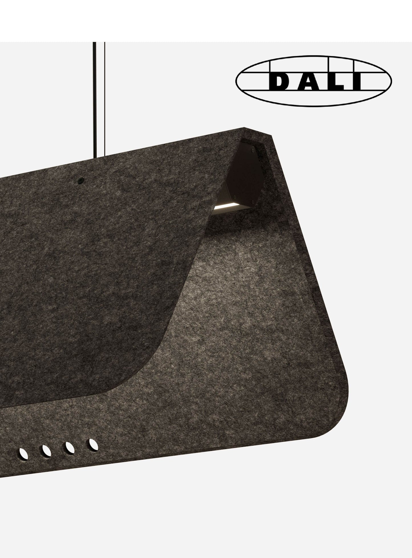 KUNTUR luminaire acoustique suspendu DALI, KALLMA