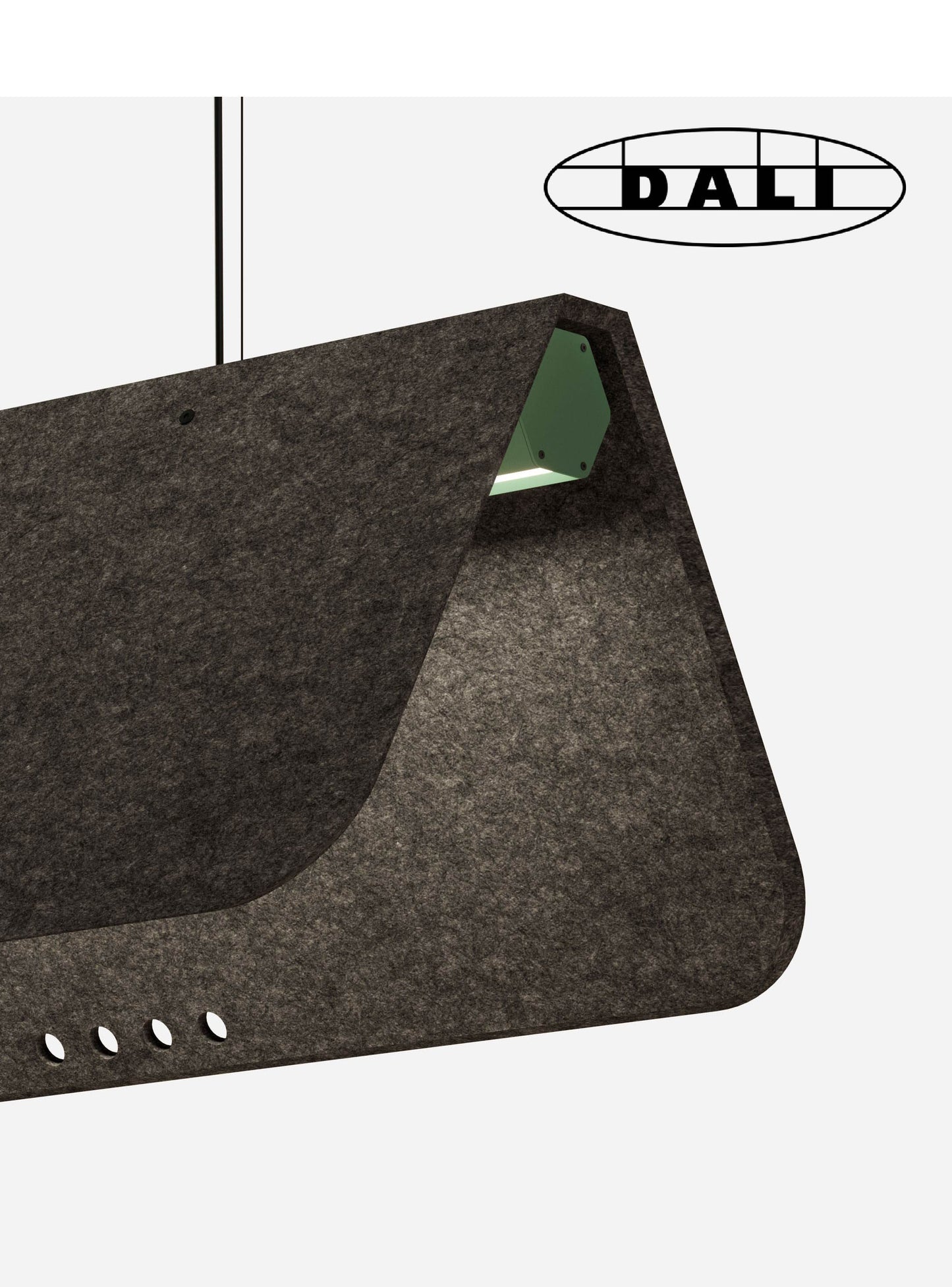 KUNTUR luminaire acoustique suspendu DALI, KALLMA