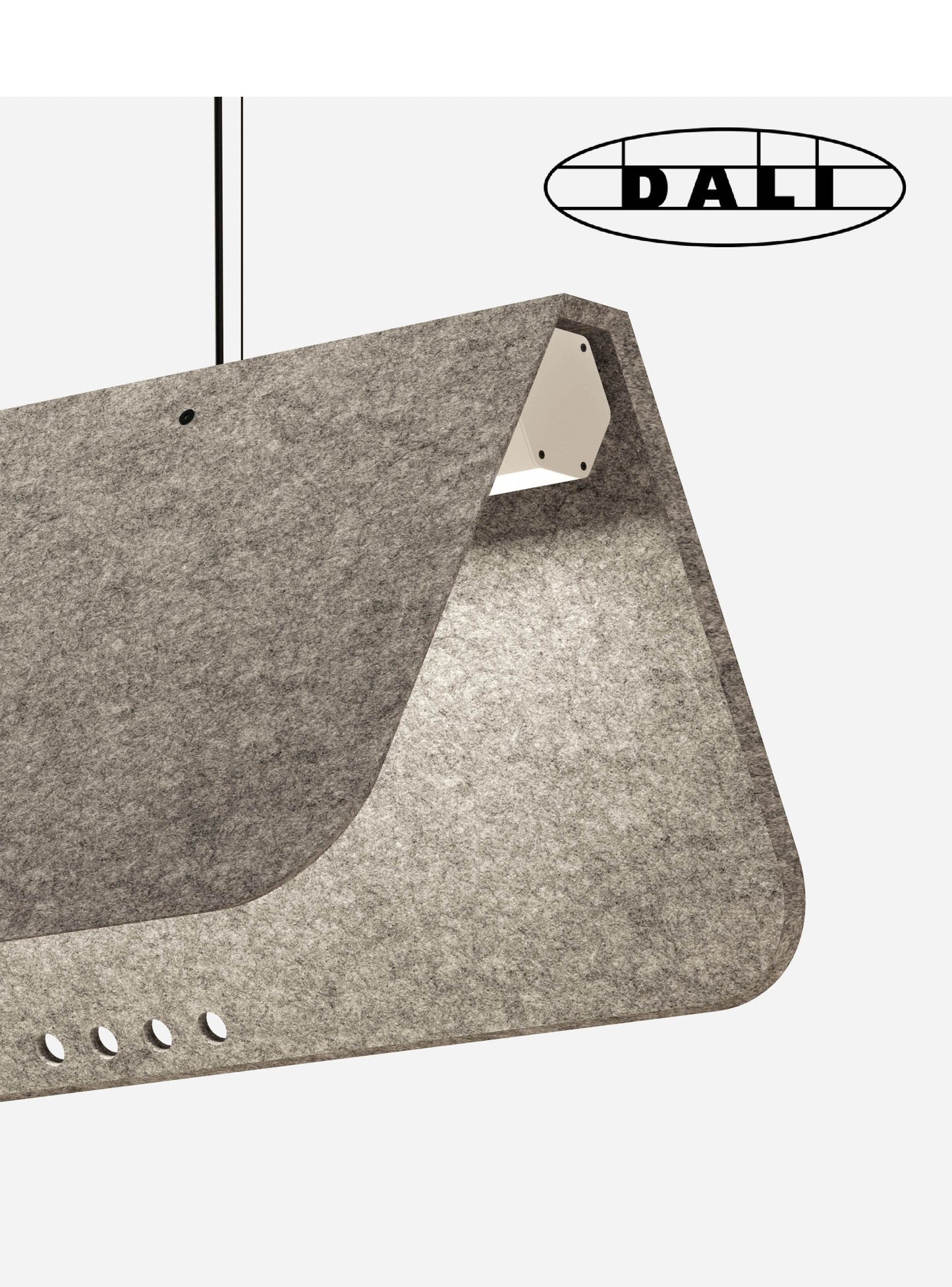 KUNTUR luminaire acoustique suspendu DALI, KALLMA