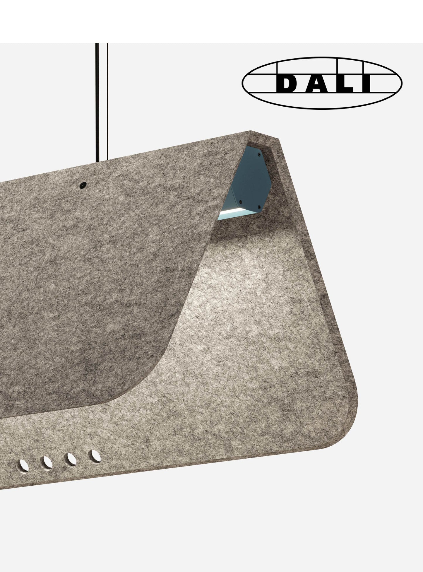 KUNTUR luminaire acoustique suspendu DALI, KALLMA