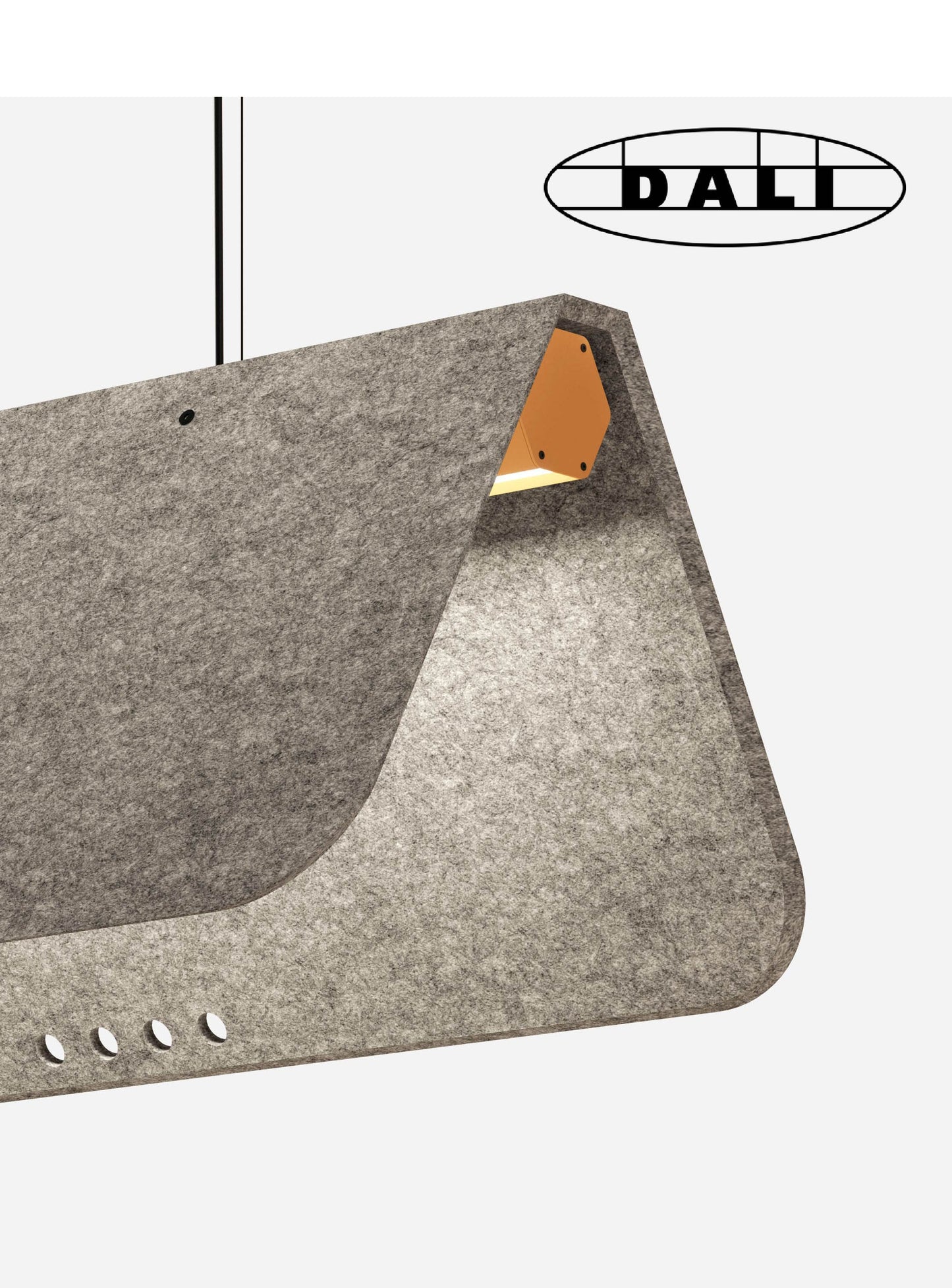 KUNTUR luminaire acoustique suspendu DALI, KALLMA
