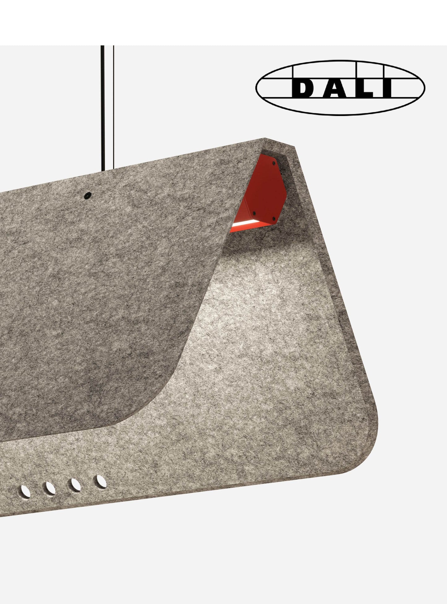 KUNTUR luminaire acoustique suspendu DALI, KALLMA