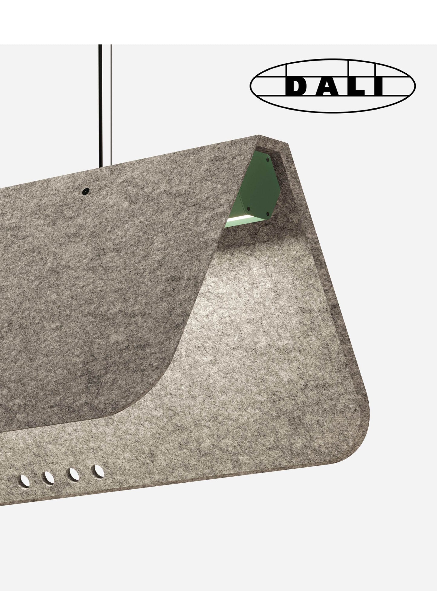 KUNTUR luminaire acoustique suspendu DALI, KALLMA