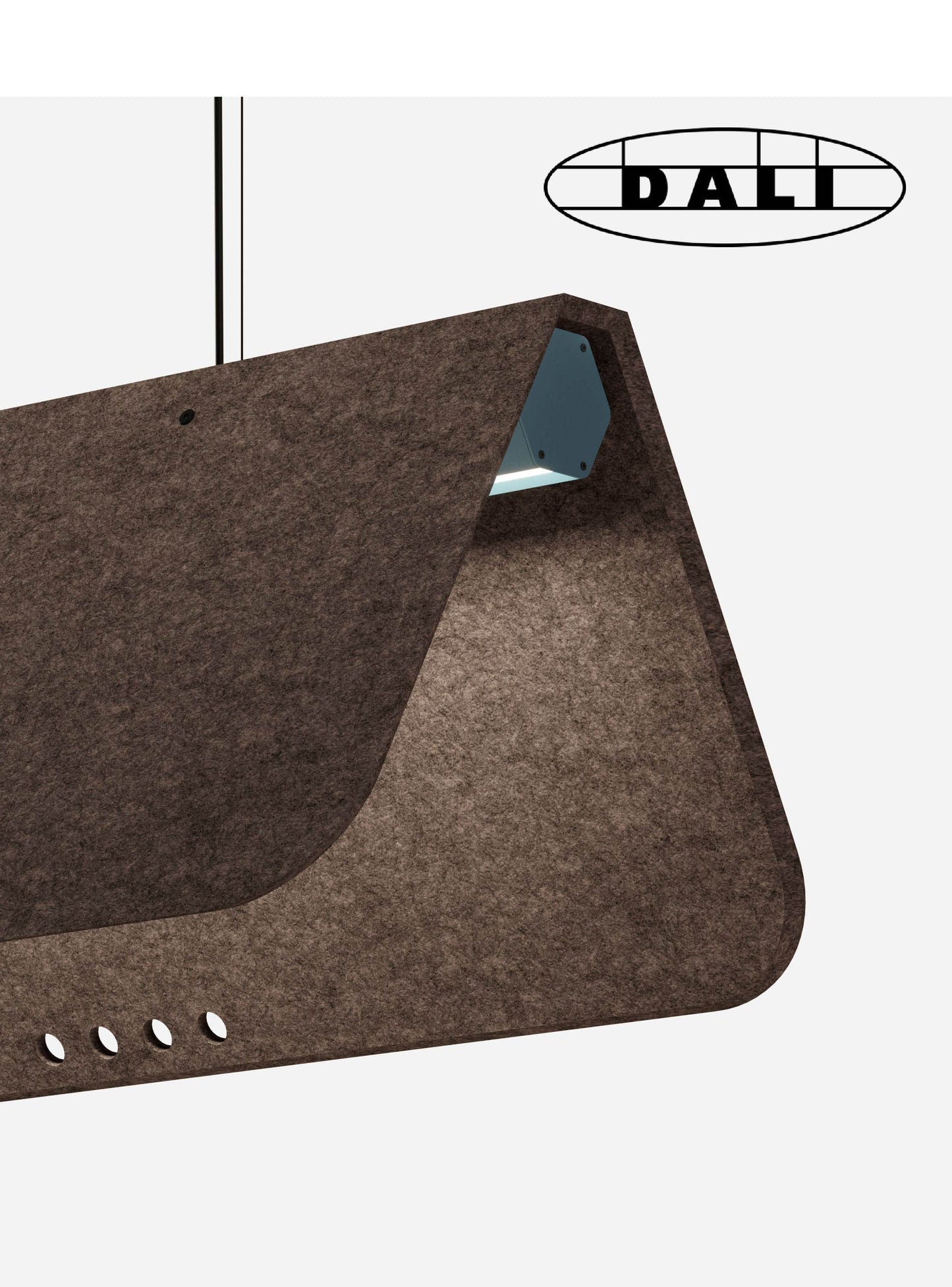 KUNTUR luminaire acoustique suspendu DALI, KALLMA