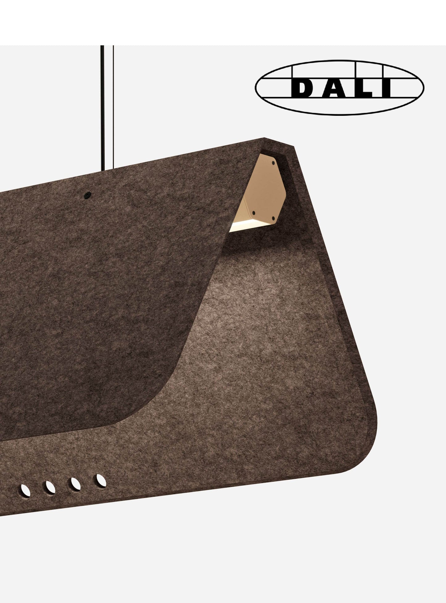KUNTUR luminaire acoustique suspendu DALI, KALLMA