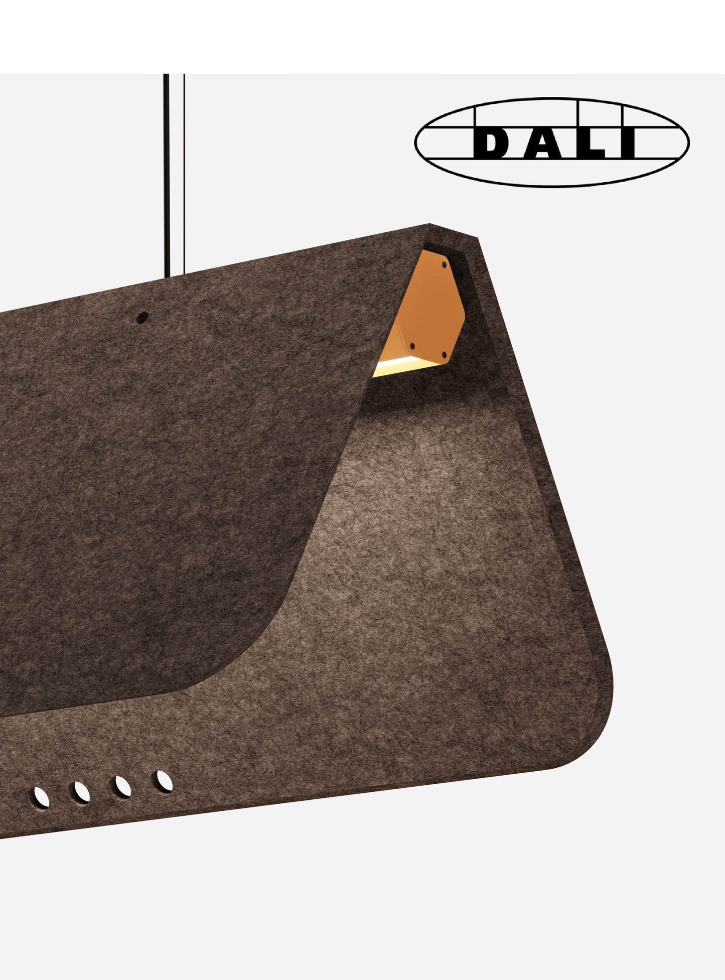 KUNTUR luminaire acoustique suspendu DALI, KALLMA