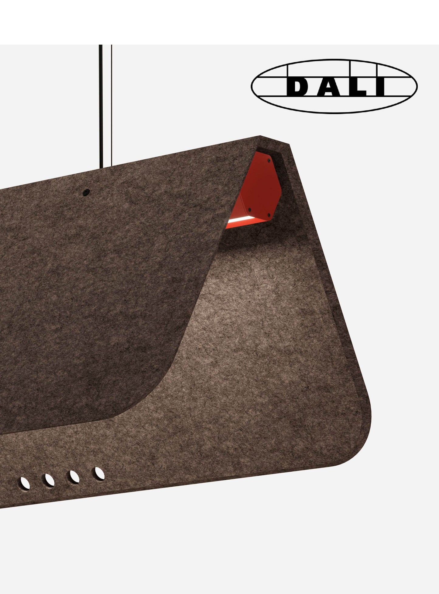 KUNTUR luminaire acoustique suspendu DALI, KALLMA