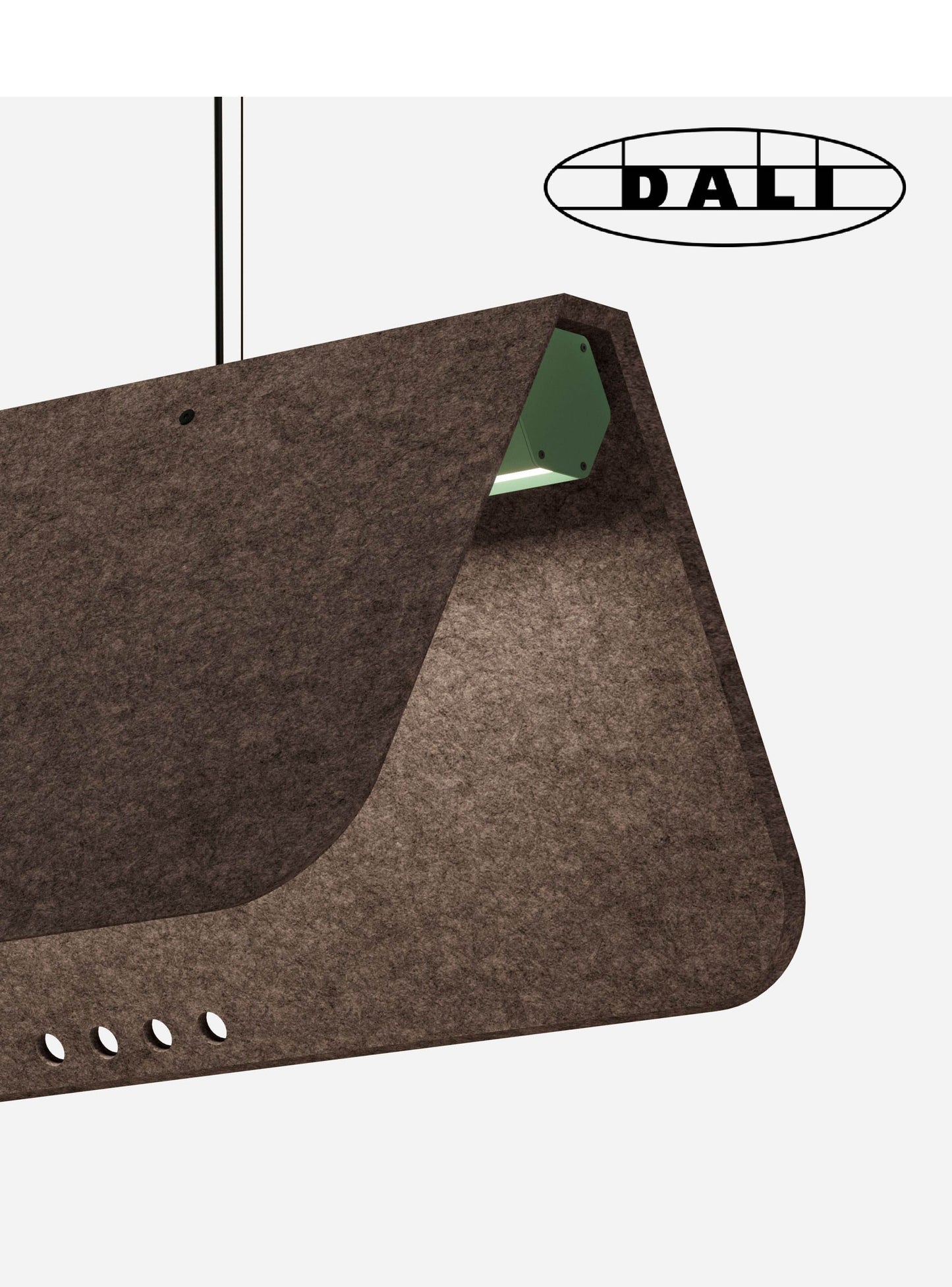 KUNTUR luminaire acoustique suspendu DALI, KALLMA