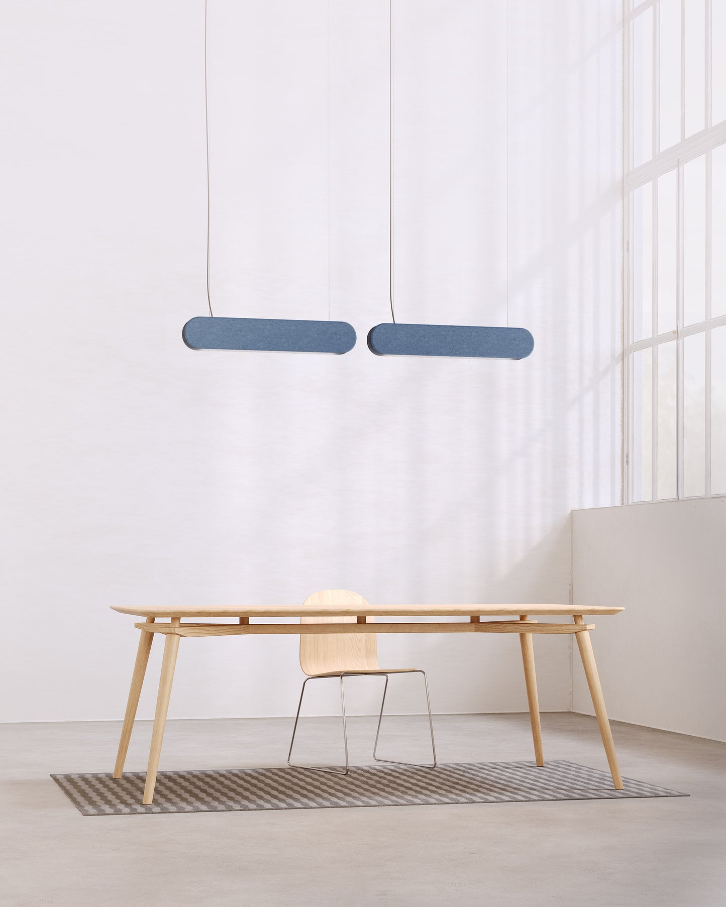 KIPU luminaire linéaire acoustique ON-OFF, KALLMA