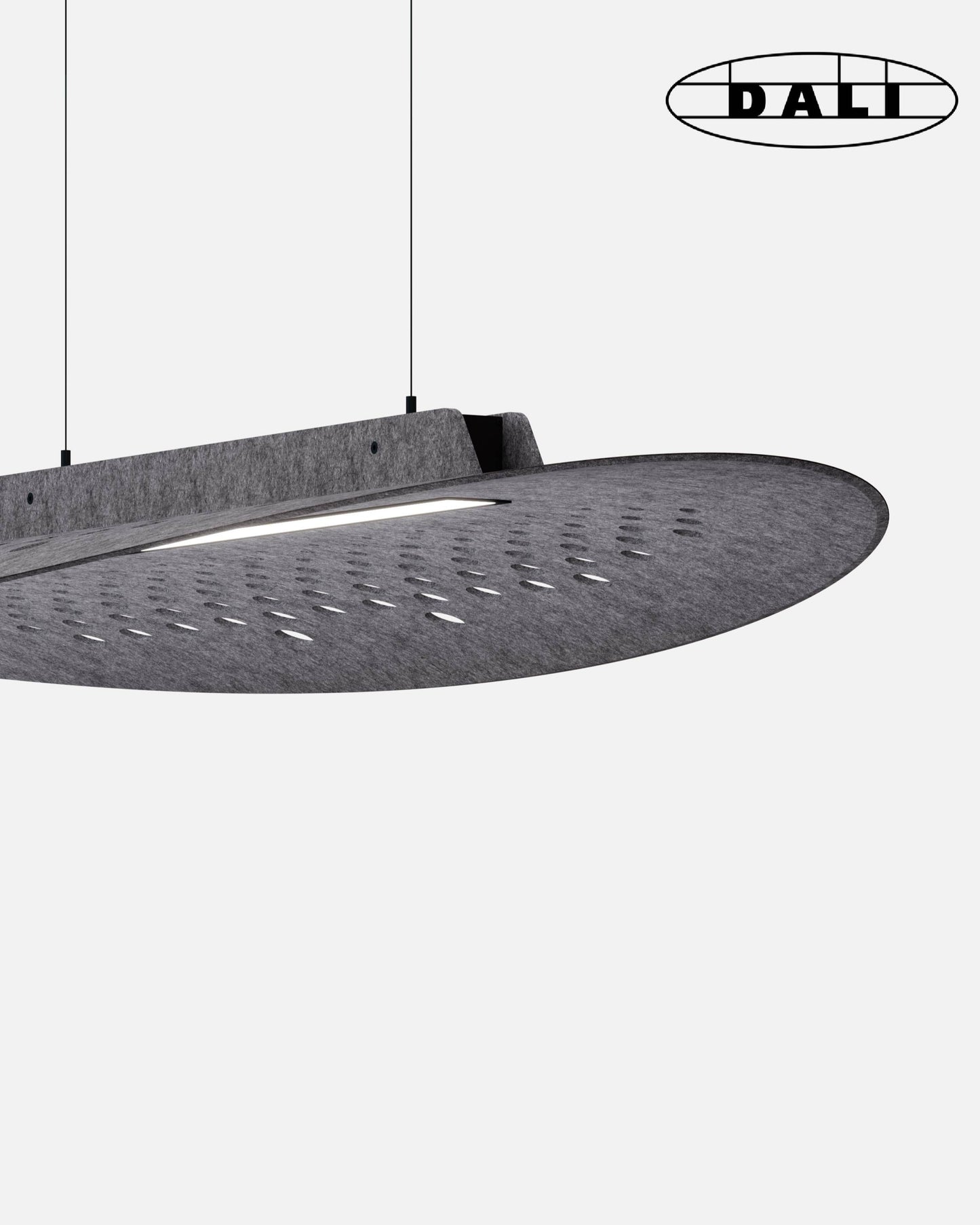 SULAY, le Luminaire circulaire acoustique suspendu, DALI, KALLMA