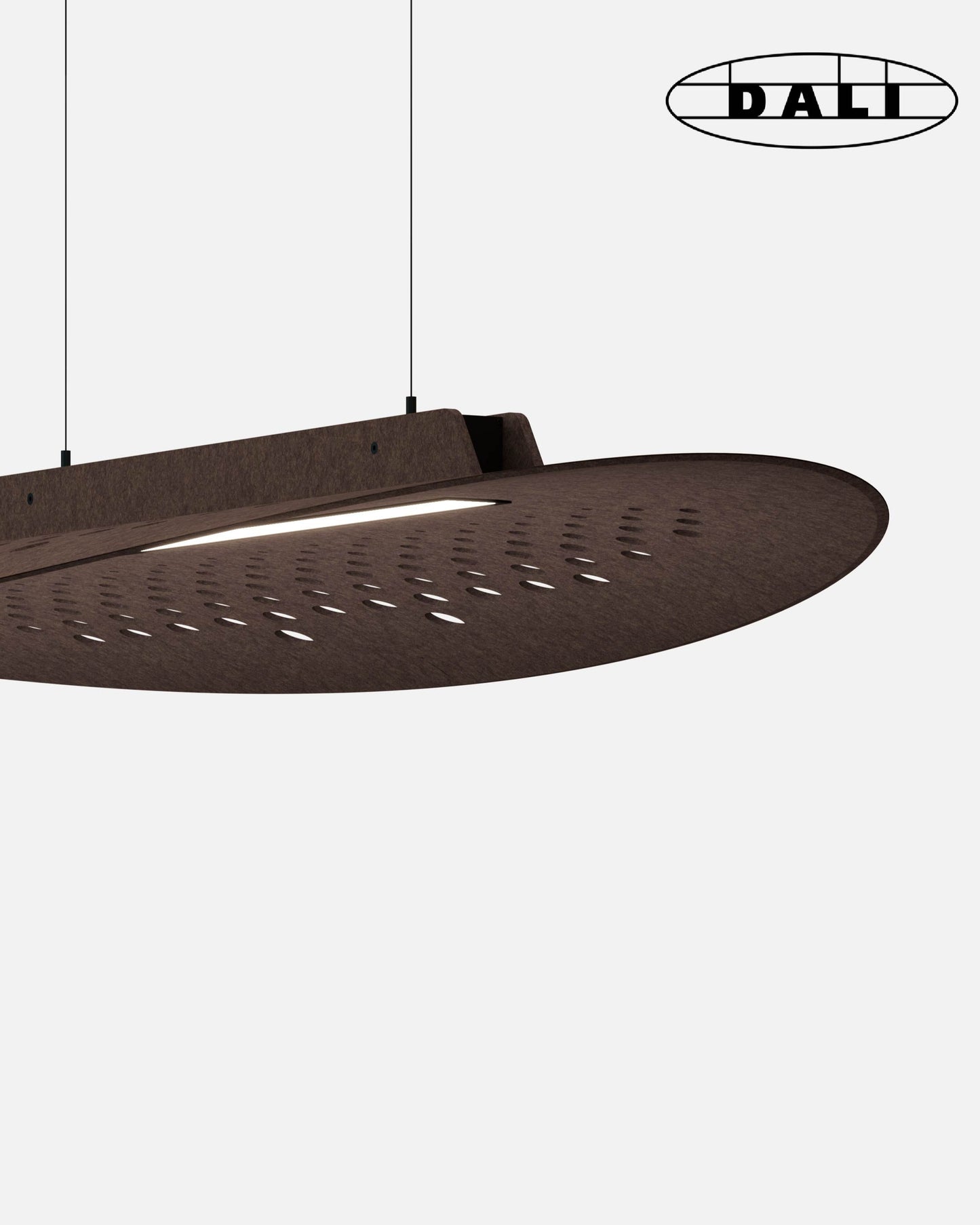 SULAY, le Luminaire circulaire acoustique suspendu, DALI, KALLMA