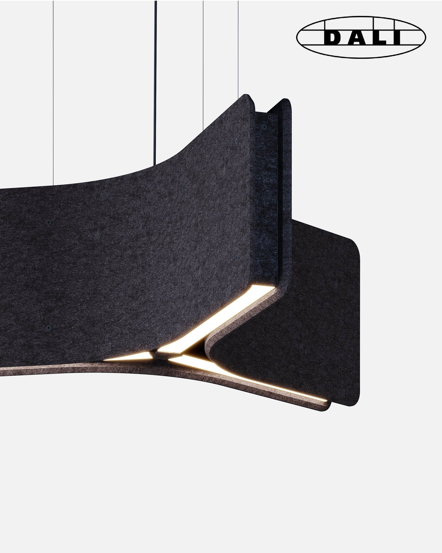 WARAWARA est un luminaire acoustique en forme d’étoile DALI de la collection KALLMA