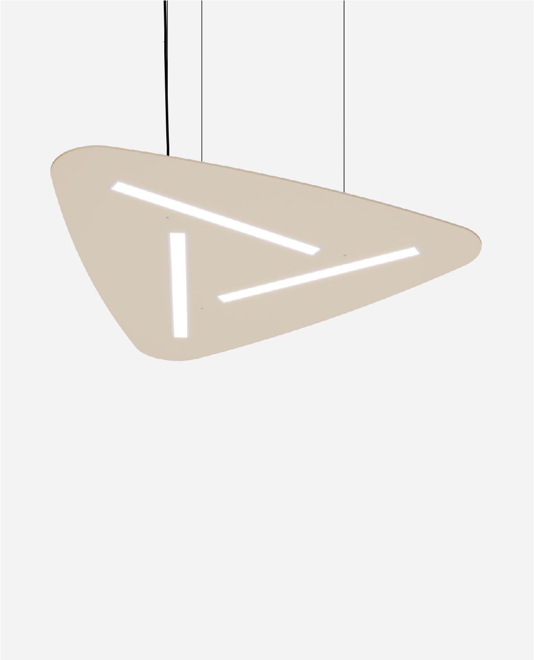 Suspension bois Liwi, ON-OFF, WOOD FSC à une forme organique