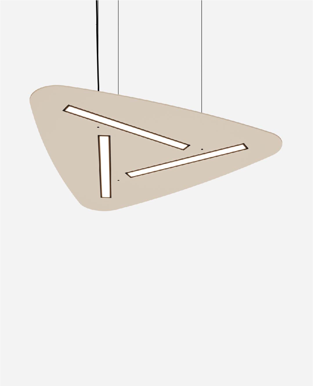 Suspension bois Liwi, ON-OFF, WOOD FSC à une forme organique