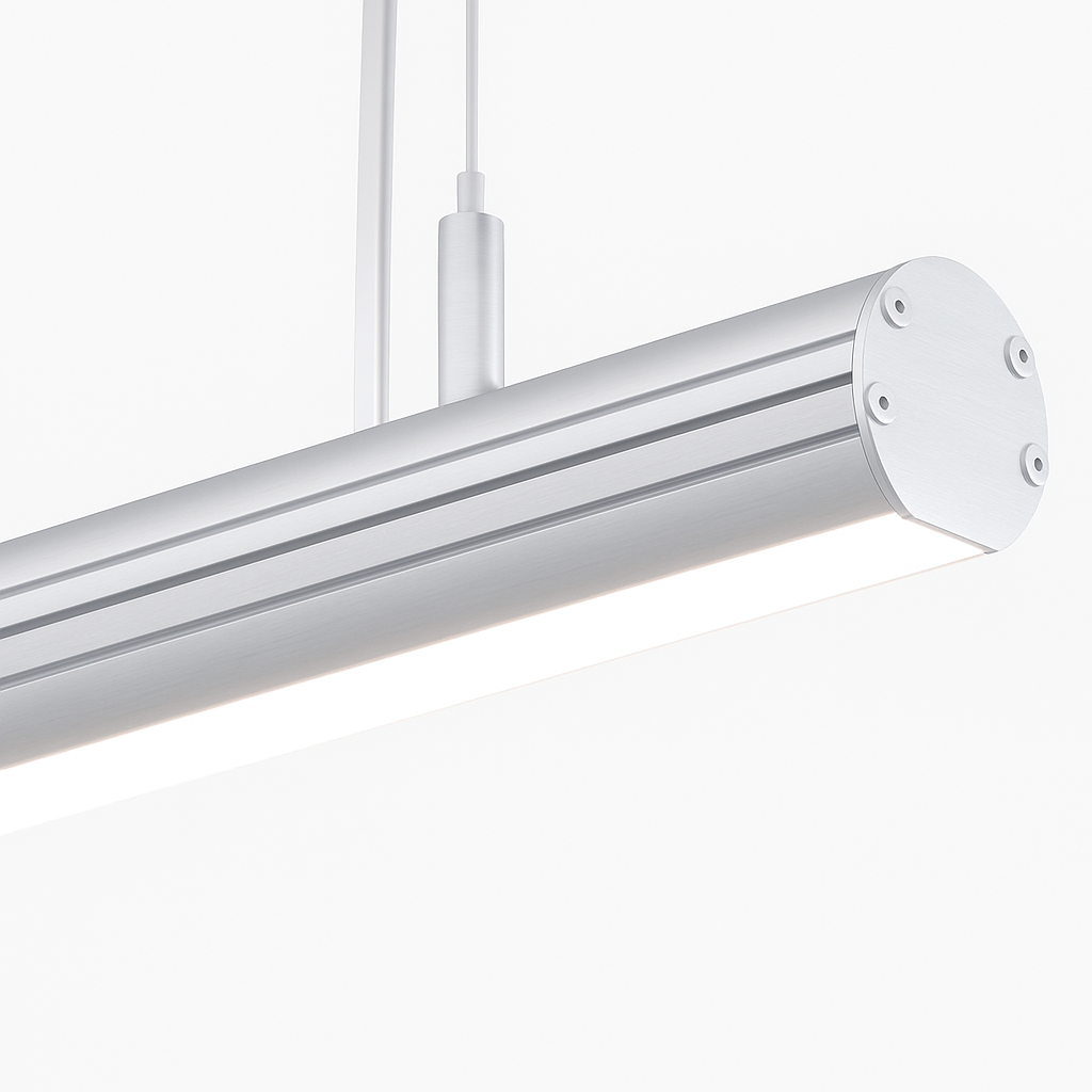 Suspension linéaire Bomu - Luminaire aluminium design