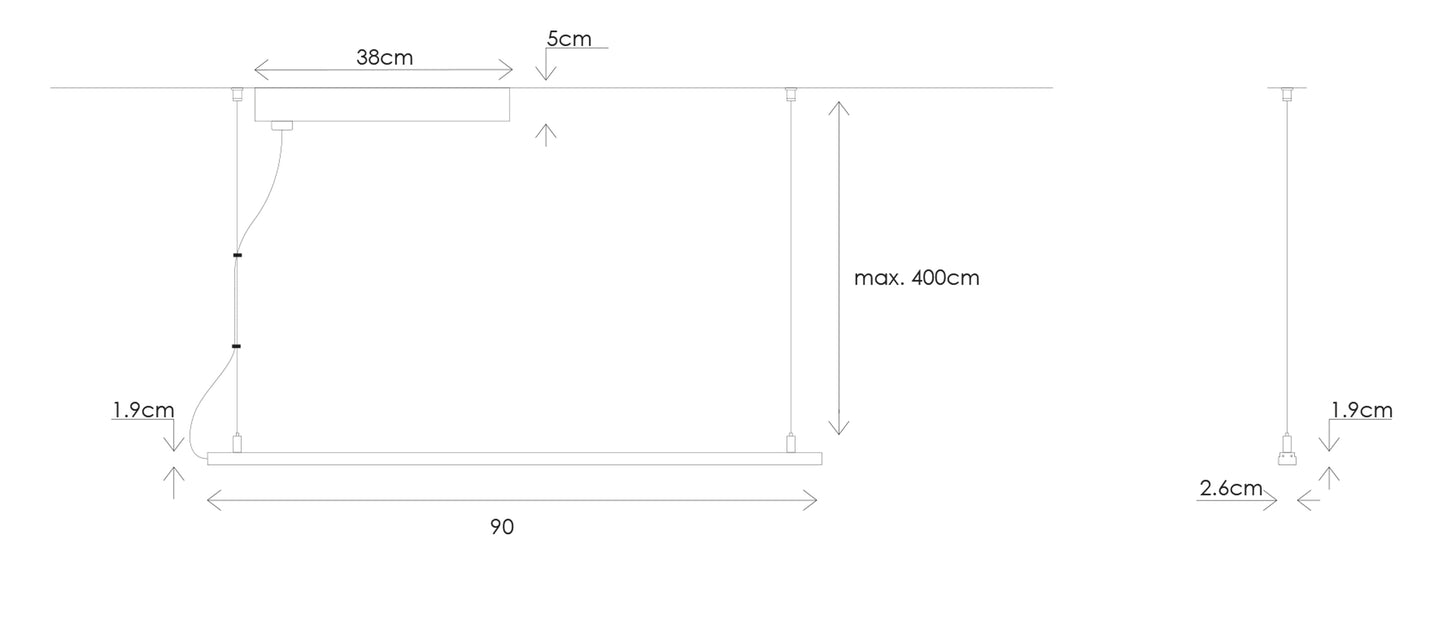 dimension-luminaire-lineaire-bakoy-collection-atlas-ultimlux-avignon
