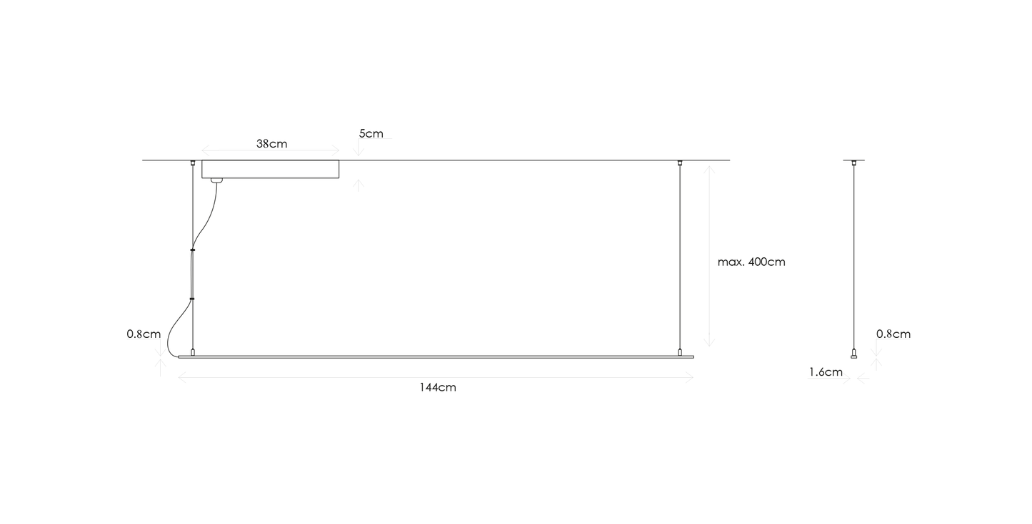 dimensions luminaire bani collection atlas ultimlux avignon