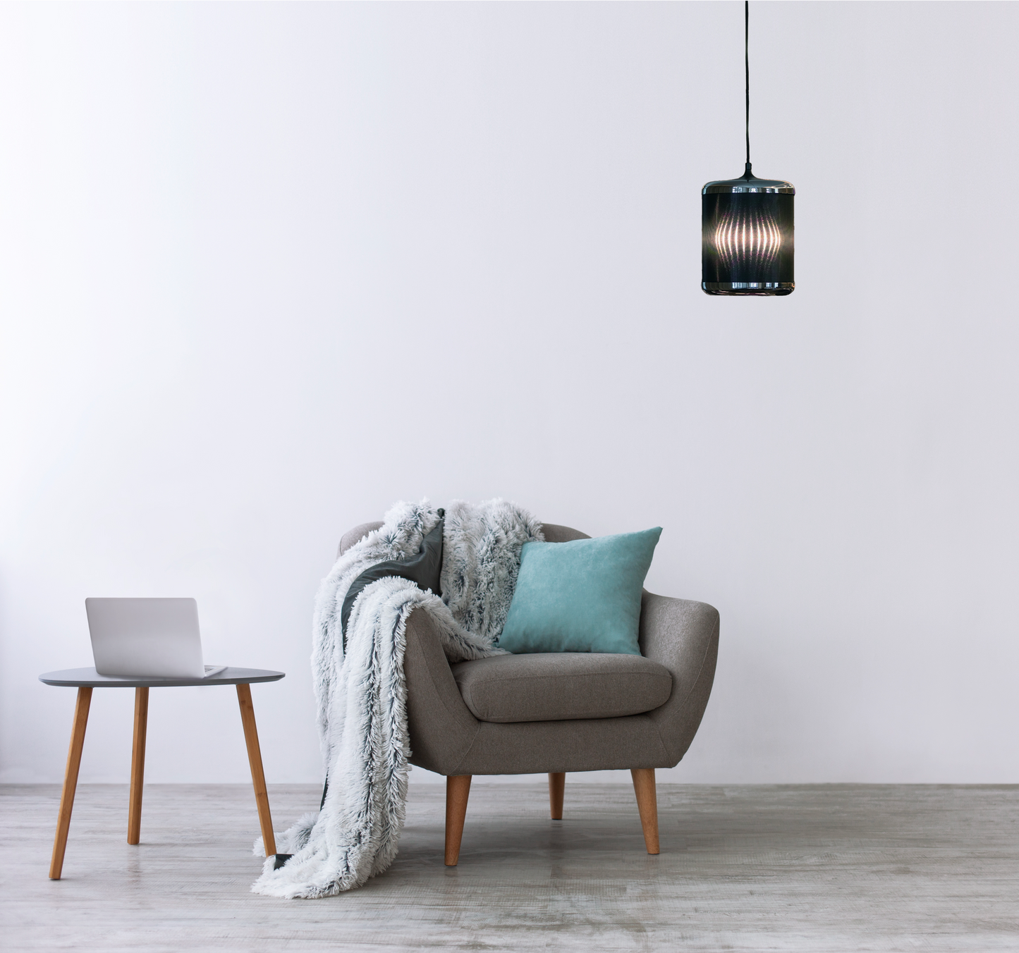 La Suspension SPLINE Chrome miroir