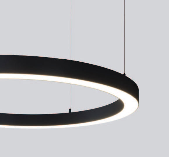 Luminaire aluminium circulaire Mandala
