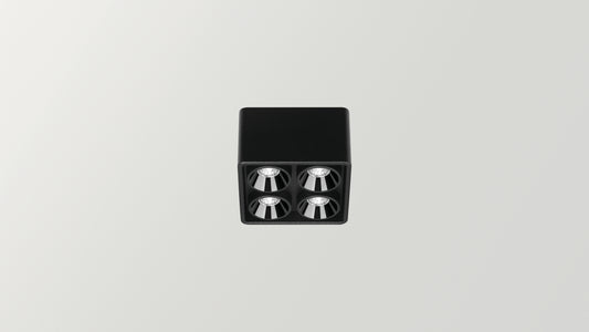 Applique Black Foster Micro Surface 2x2 LEDs