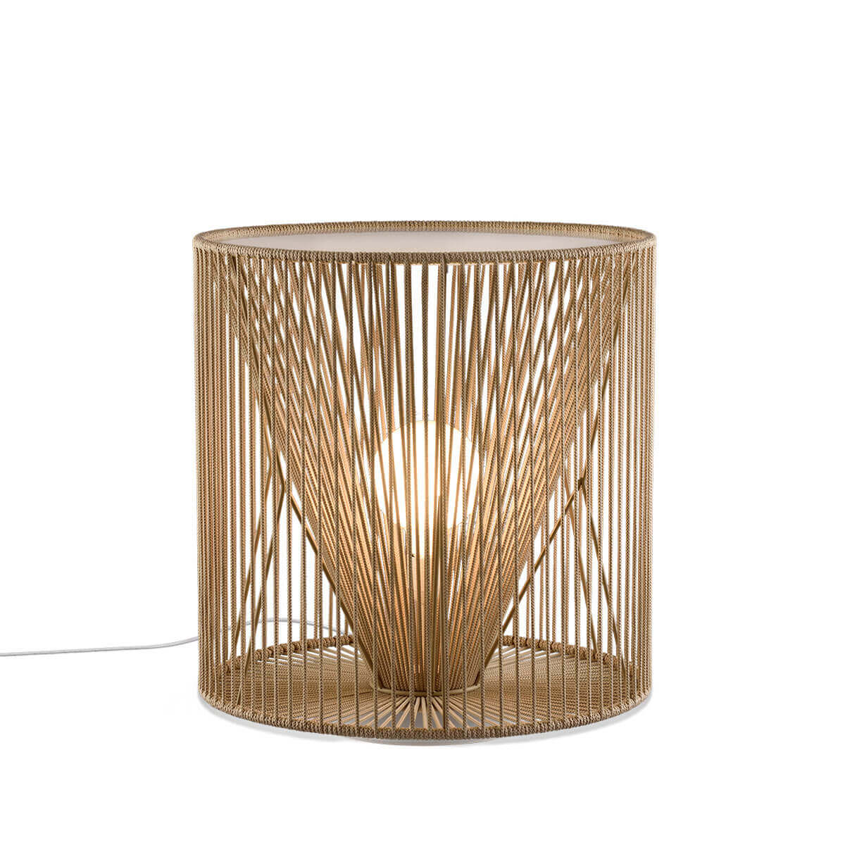 Lampe à poser en corde Mariola
