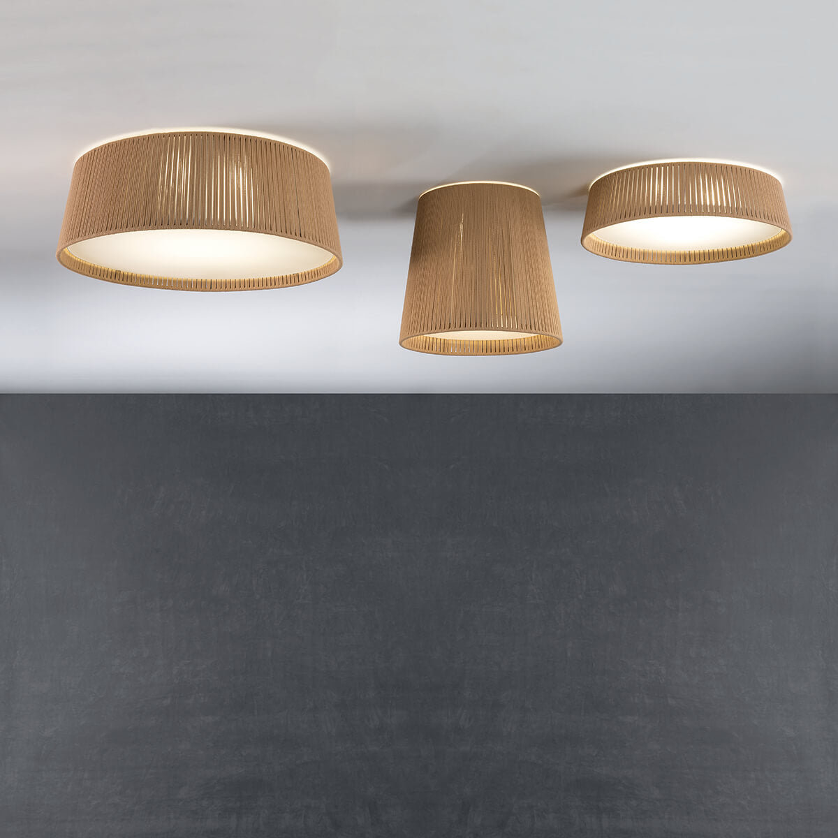 Luminaire de surface Drum avec diffuseur