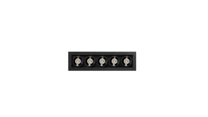 Applique Black Foster Micro Surface 5 LEDs