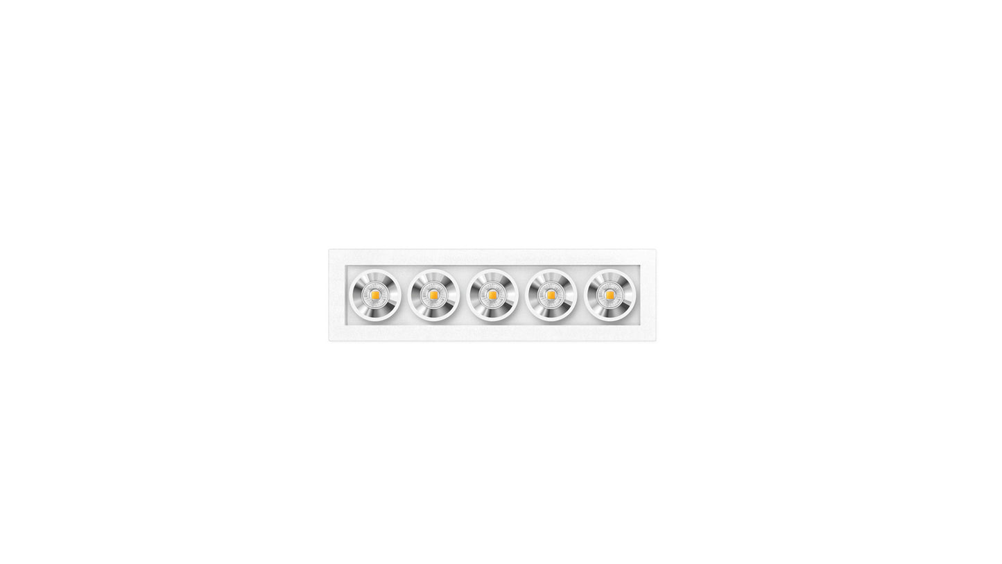 Applique Black Foster Micro Surface 5 LEDs