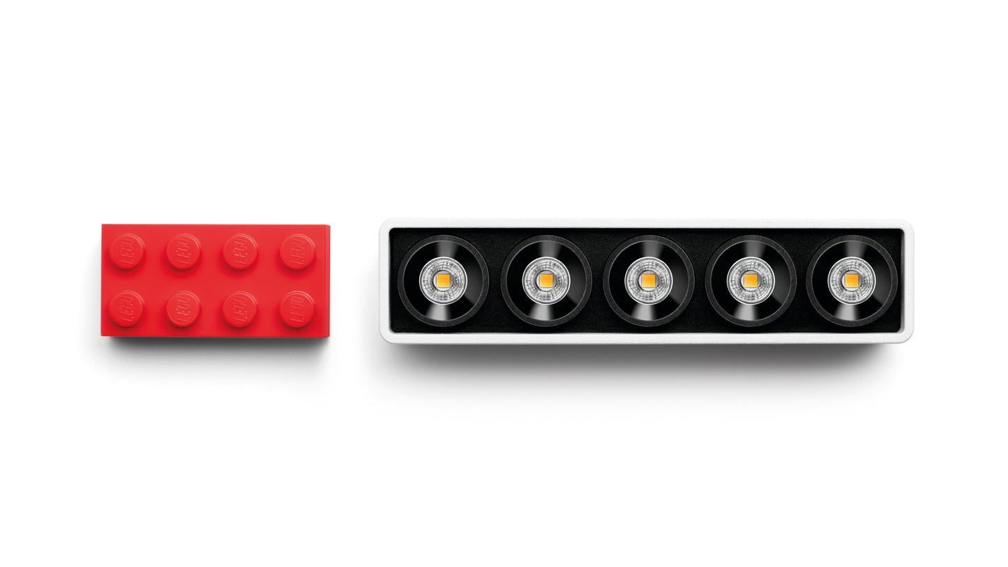 Applique Black Foster Micro Surface 5 LEDs