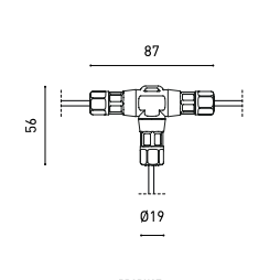connecteur-IP67-no-dim-en-forme-de-t-ultimlux
