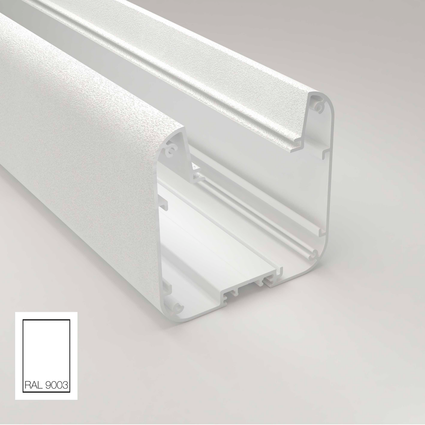Suspension linéaire Crino - Luminaire aluminium