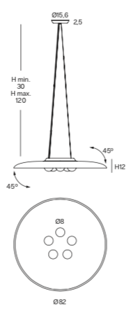 Luminaire acoustique Sonora avec Sphères