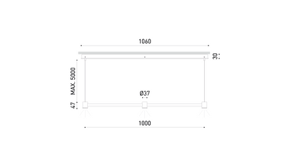 Luminaire Art Base Direct-Indirect