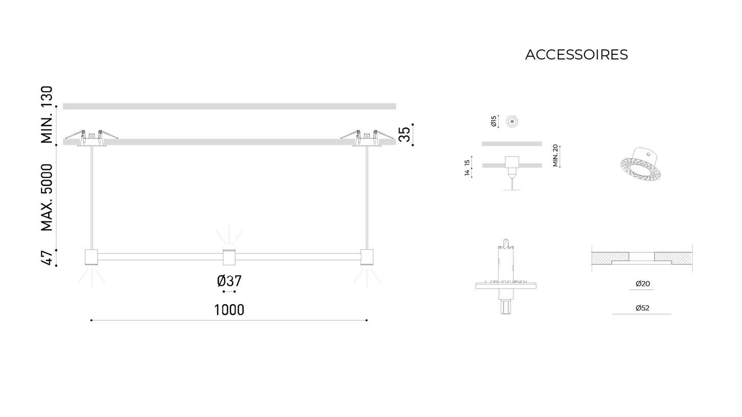 Luminaire Art Direct-Indirect Dali
