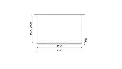 Suspension Loop Base - Luminaire en verre