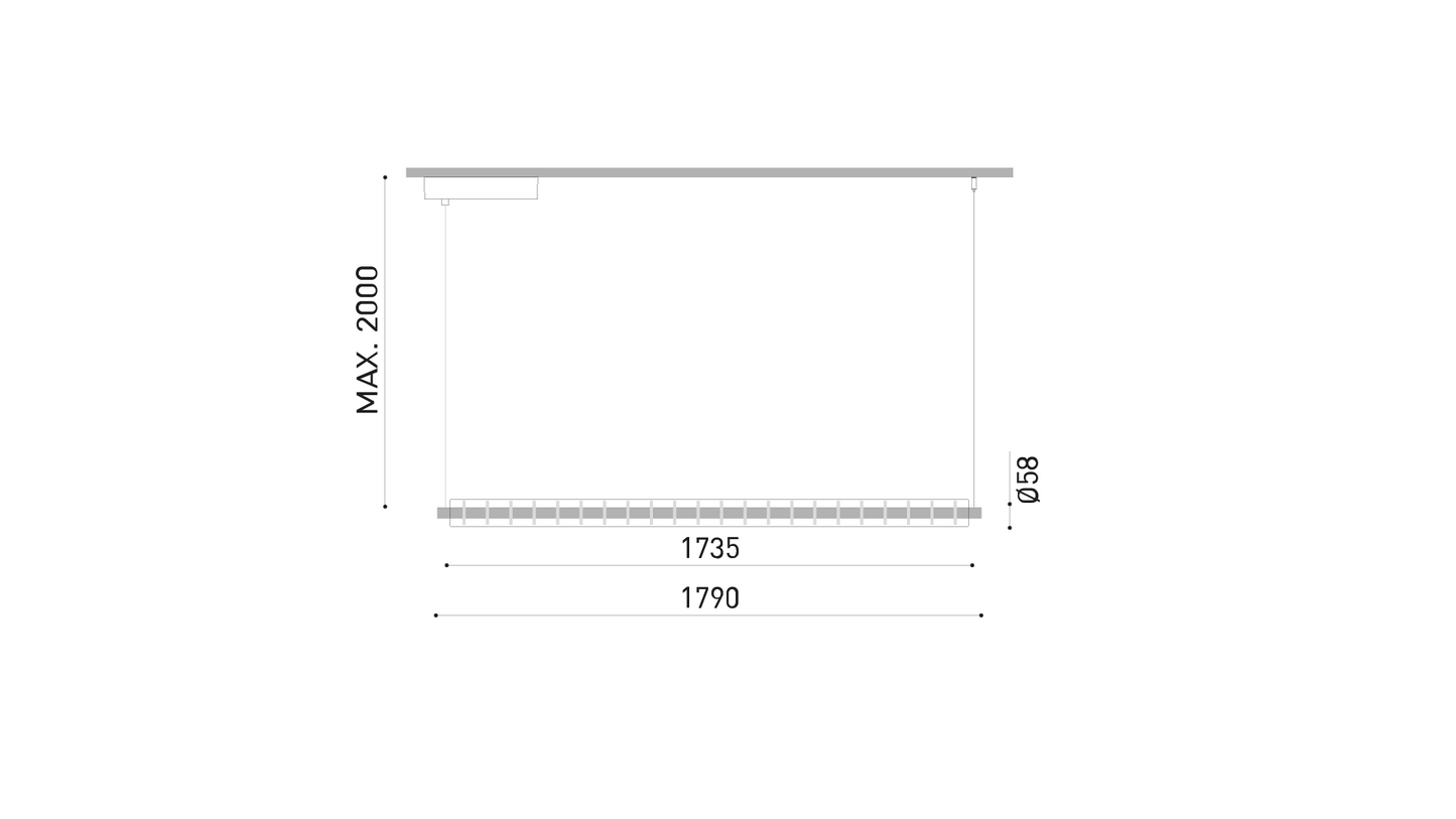 Suspension Loop Base - Luminaire en verre