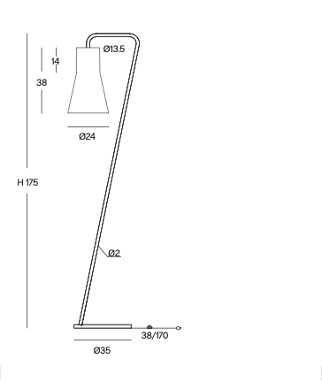 Lampe sur pied Kora
