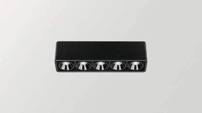 Applique Black Foster Micro Surface 5 LEDs